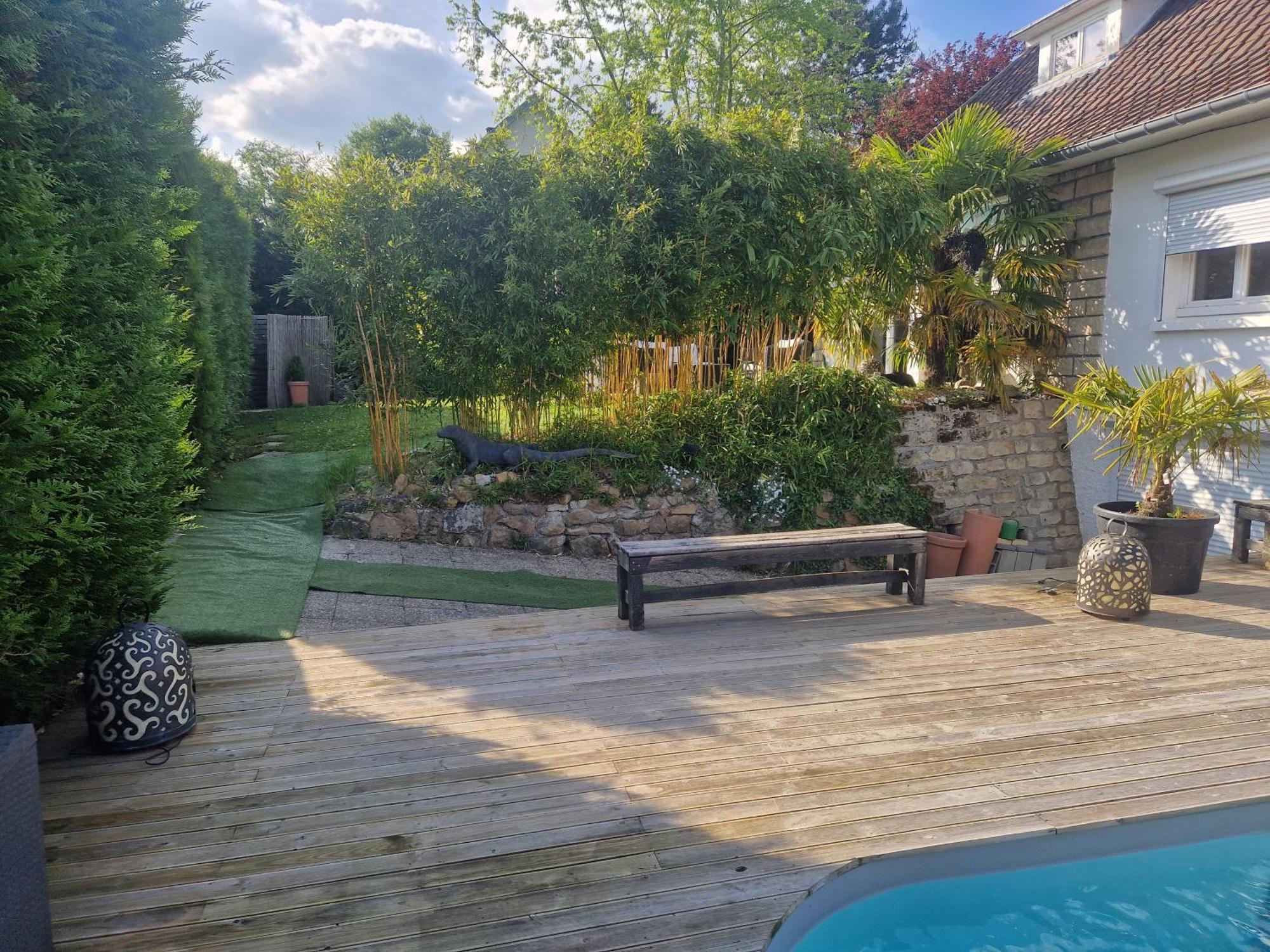 La Serenite Balinaise, Chambre Et Sdb Privee, Jardin , Piscine Et Jacuzzi En Saison, Pres De Chantilly, Parc Asterix Et Cdg Et Paris En 20' Orry-La-Ville Exterior photo